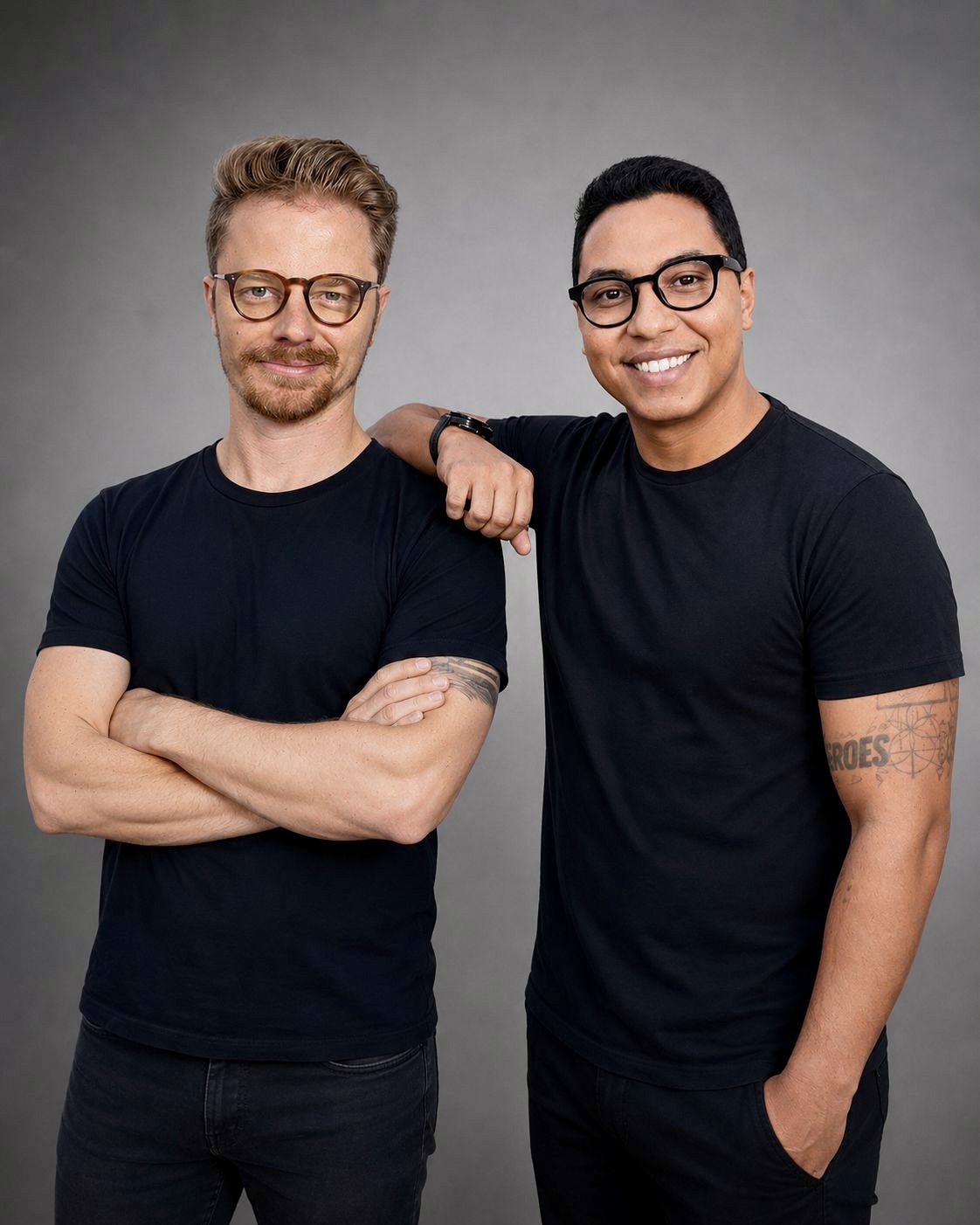 Gui e Almir, sócios-fundadores da e-stant
